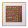 Loloi Tanta Pink  Rust 2-6 X 2-6 Wall Art