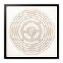 Loloi Whirl Pool Beige  Ivory 3-4 X 3-4 Wall Art