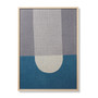 Loloi Bullet Point Blue  Grey 3-4 x 4-8 Wall Art