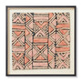 Loloi Shoowa Blue  Pink 2-4 X 2-4 Wall Art