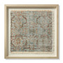 Loloi Oatman Rust  Blue 2-2 x 2-2 Wall Art