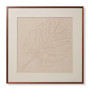 Loloi Monstera Natural  Beige 1-8 X 1-8 Wall Art