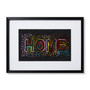 Loloi Down Home Black  Multi 2-5 x 1-9 Wall Art