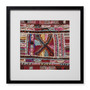 Loloi Woodstock Orange  Multi 1-8 X 1-8 Wall Art