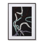 Loloi Streaming Black  Blue 2-6 X 3-4 Wall Art