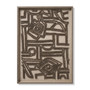 Loloi Allegory Brown  Ivory 3-4 X 2-5 Wall Art