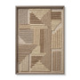 Loloi Legendary Grey  Ivory 3-4 X 2-5 Wall Art