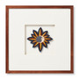 Loloi Mystic Patch Blue  Brown 1-4 X 1-4 Wall Art