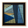 Loloi Down Right Black  Multi 3-4 X 3-4 Wall Art