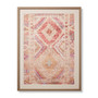Loloi Jasper Pink  Yellow 3-4 X 2-6 Wall Art