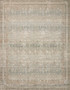 Angela Rose x Loloi Aubrey Jade  Natural 18 x 18 Sample Rug