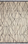 Chris Loves Julia x Loloi Alice Cream  Charcoal 18 x 18 Sample Rug