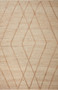 Loloi II Bodhi Ivory  Natural 18 x 18 Sample Rug (1)