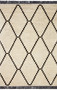Chris Loves Julia x Loloi Alice Cream  Charcoal 18 x 18 Sample Rug (3)