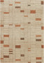 Loloi II Bowery Tangerine  Taupe 18 x 18 Sample Rug