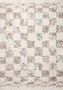 Angela Rose x Loloi Amira Ivory  Pebble 18 x 18 Sample Rug