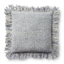 Loloi PLL0033 Ivory  Blue 22 x 22 Cover wDown Pillow