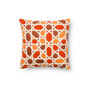 Loloi P0301 Orange  Red 18 x 18 Cover wDown Pillow