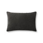 Loloi Charcoal 13 x 21 Cover wDown Pillow