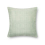 Loloi P0339 Aqua  Ivory 22 x 22 Cover wDown Pillow