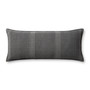 Angela Rose x Loloi Nadine PAR0021 Slate 13 x 35 Cover wDown Pillow