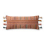 Loloi Brick  Multi 13 x 35 Cover wDown Pillow