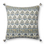 Loloi PLL0114 Blue  Multi 22 x 22 Cover wDown Pillow