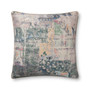 Loloi PLL0010 Navy  Multi 22 x 22 Cover wDown Pillow