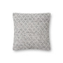Loloi PLL0066 Grey 18 x 18 Cover wDown Pillow