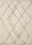 Loloi II Fabian Ivory  Charcoal 18 x 18 Sample Rug