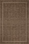 Chris Loves Julia x Loloi Bradley Cocoa  Cocoa 18 x 18 Sample Rug