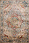 Loloi II Isadora Oatmeal  Multi 18 x 18 Sample Rug