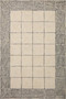 Chris Loves Julia x LoloiFrancis Cream  Black 18 x 18 Sample Rug