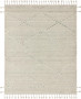 Loloi Iman Ivory  Lt. Grey 18 x 18 Sample Rug
