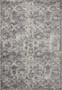 Loloi Indra Charcoal  Silver 18 x 18 Sample Rug