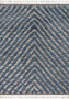 Loloi Khalid Blue  Pewter 18 x 18 Sample Rug