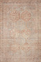 Chris Loves Julia x Loloi Jules Tangerine  Mist 18 x 18 Sample Rug