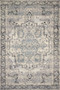 Loloi Mika Grey  Blue 18 x 18 Sample Rug
