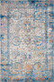 Loloi Medusa Blue  Multi 18 x 18 Sample Rug