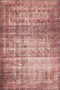 Loloi II Loren Eggplant  Crimson 18 x 18 Sample Rug