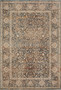 Loloi Lourdes Charcoal  Ivory 18 x 18 Sample Rug