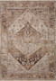 Loloi Lyra Natural  Mocha 18 x 18 Sample Rug