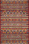 Loloi Mika Red  Multi 18 x 18 Sample Rug