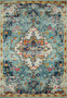 Loloi II Nadia Blue  Midnight 18 x 18 Sample Rug