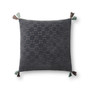 Loloi P0568 Charcoal 18 x 18 Cover Only Pillow