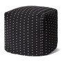 Loloi II LPF0039 Black 18W x 18D x 18HCover Only Pillow