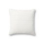 Jean Stoffer x Loloi Julia Ivory 18 x 18 Cover Only Pillow