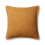 Loloi PLL0109 Gold 22 x 22 Cover Only Pillow