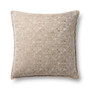 Loloi P0890 Beige 22 x 22 Cover Only Pillow