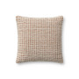 Loloi II PLL0119 Orange  Ivory 18 x 18 Cover Only Pillow